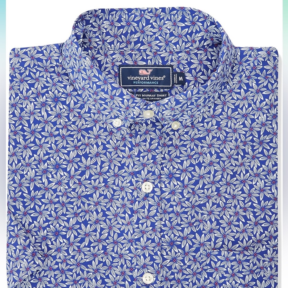 Vineyard Vines men’s slim fit Murray performance shirt sz. L